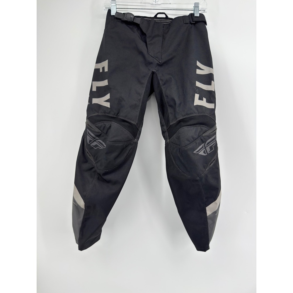 Fly Racing F-16 Motocross Pants Black Grey Dirt Bike Riding Gear Size 26